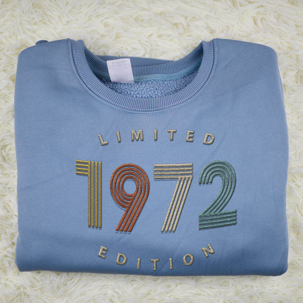 Limited Edition 1972 Embroidered Sweatshirt