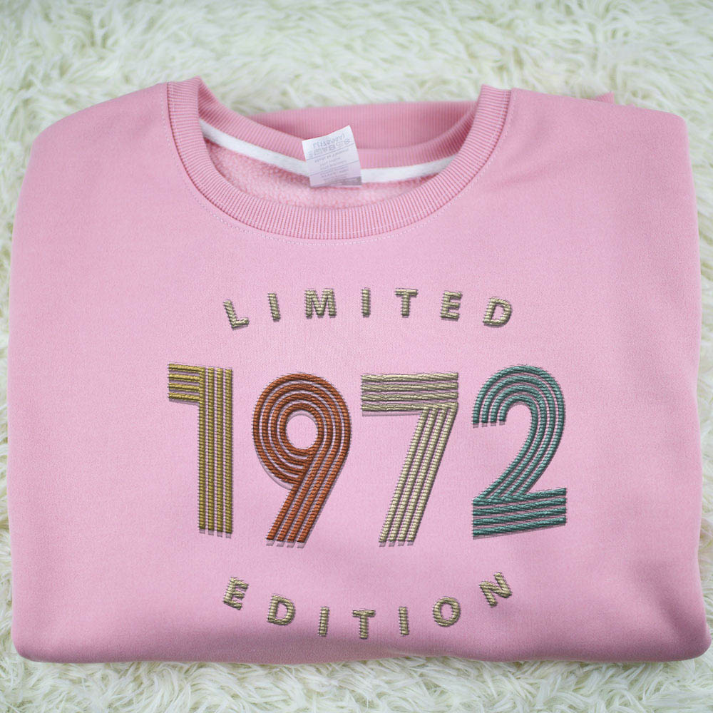 Limited Edition 1972 Embroidered Sweatshirt
