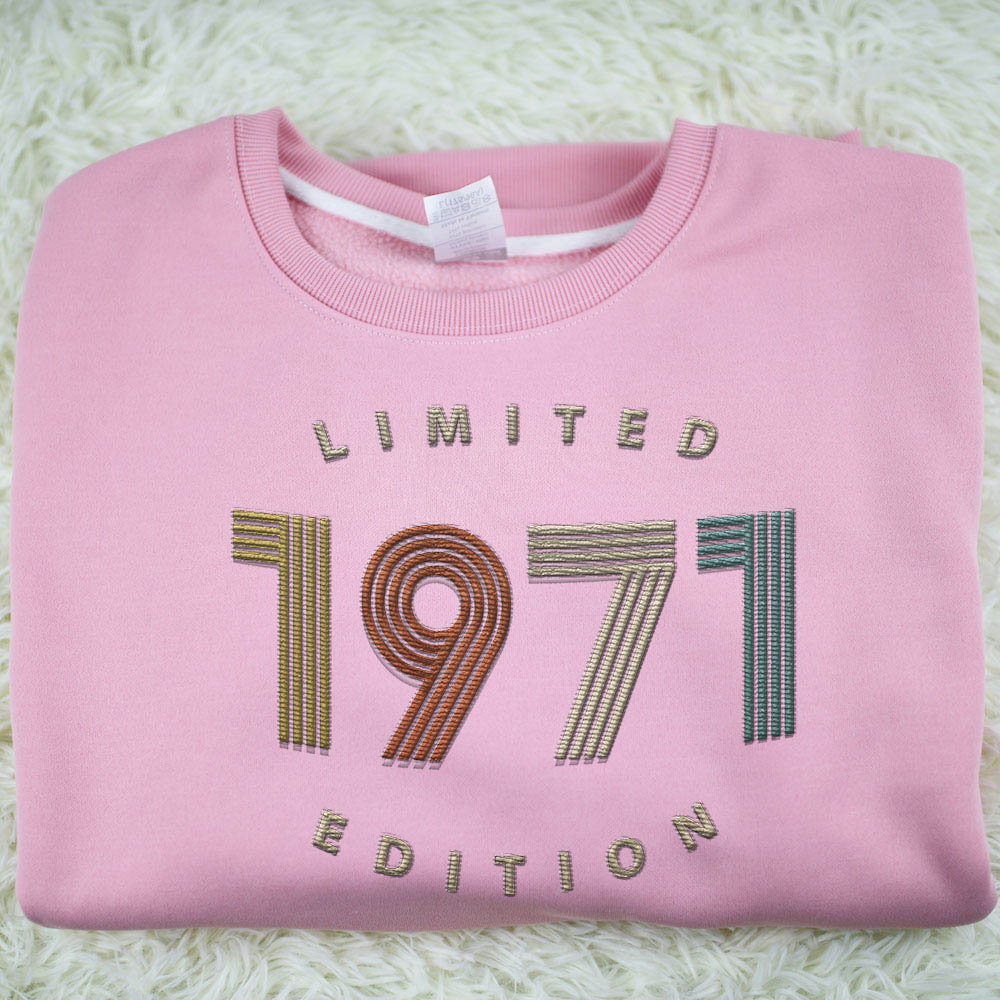 Limited Edition 1971 Embroidered Sweatshirt