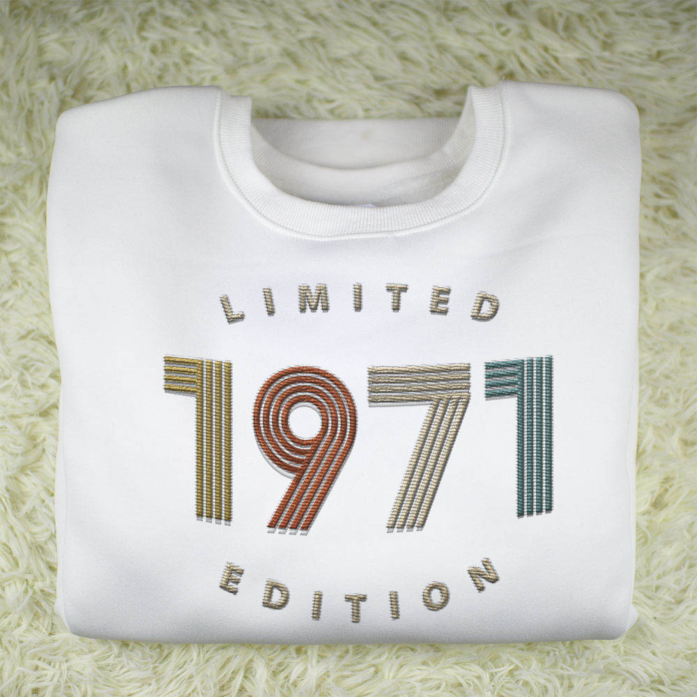 Limited Edition 1971 Embroidered Sweatshirt