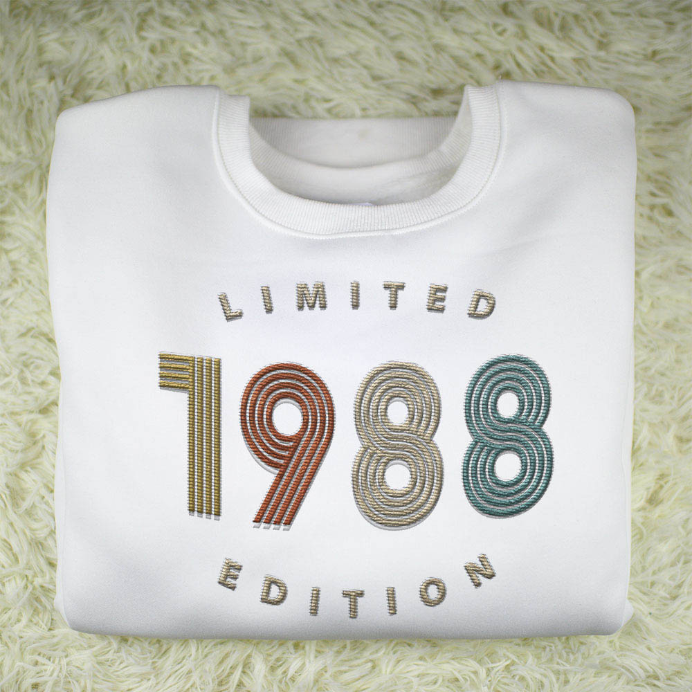 Limited Edition 1988 Embroidered Sweatshirt