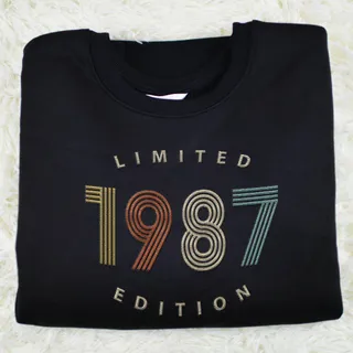 Limited Edition 1987 Embroidered Sweatshirt