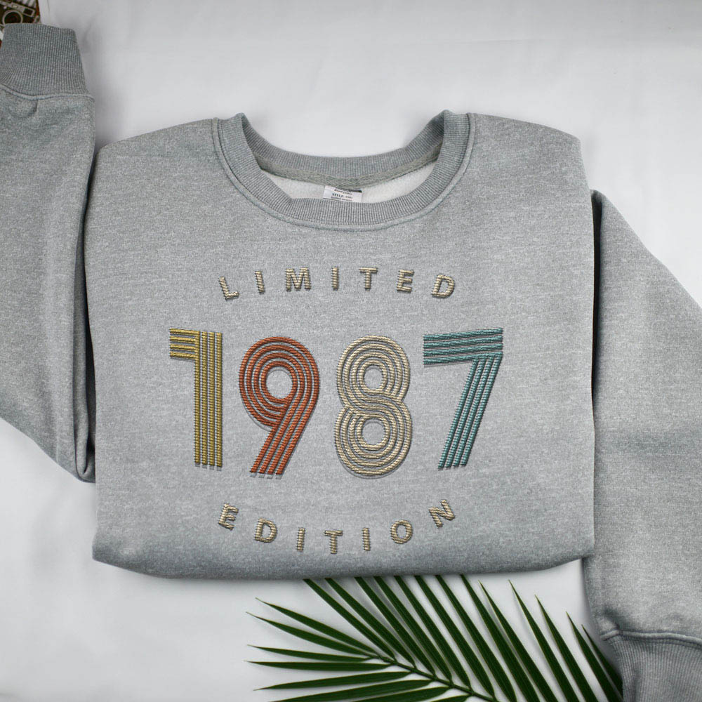 Limited Edition 1987 Embroidered Sweatshirt