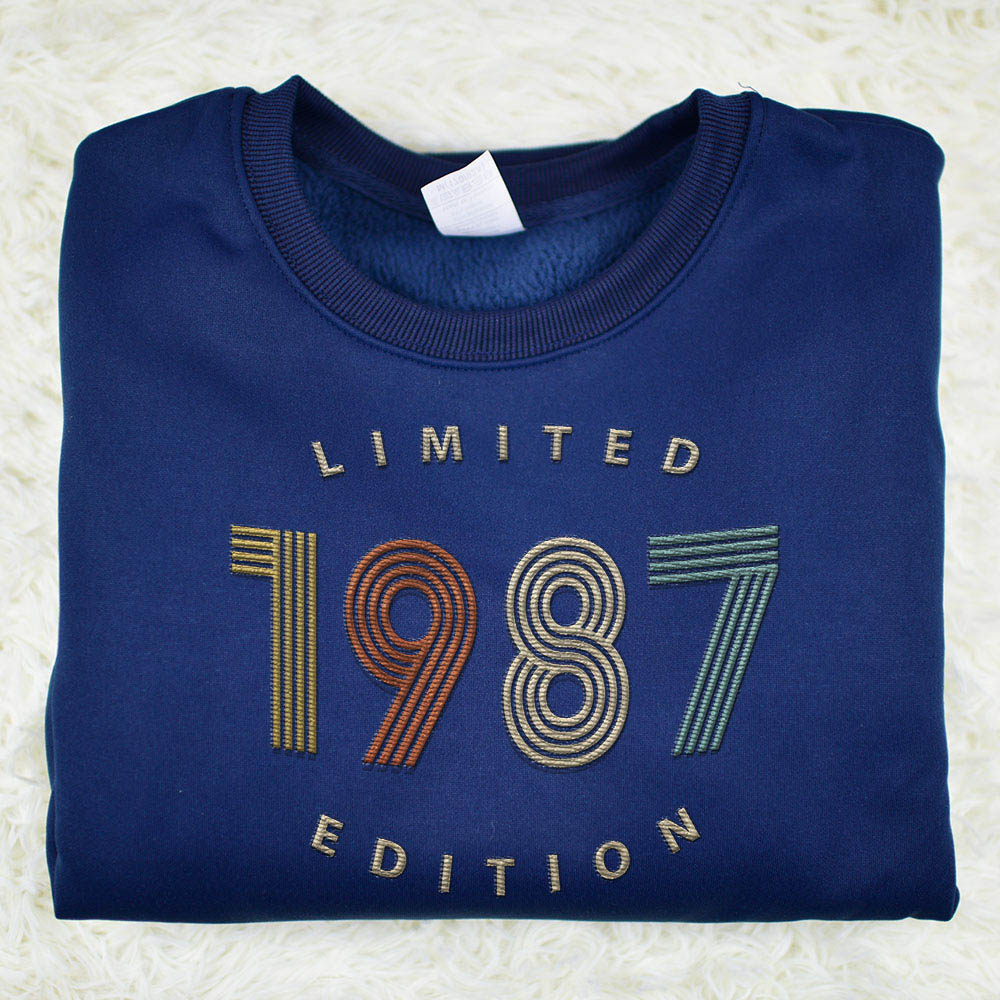 Limited Edition 1987 Embroidered Sweatshirt