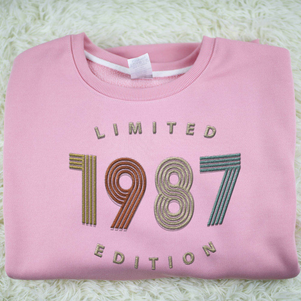 Limited Edition 1987 Embroidered Sweatshirt