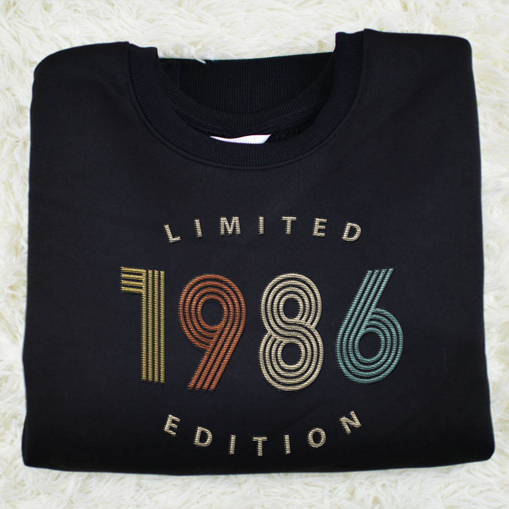 Limited Edition 1986 Embroidered Sweatshirt