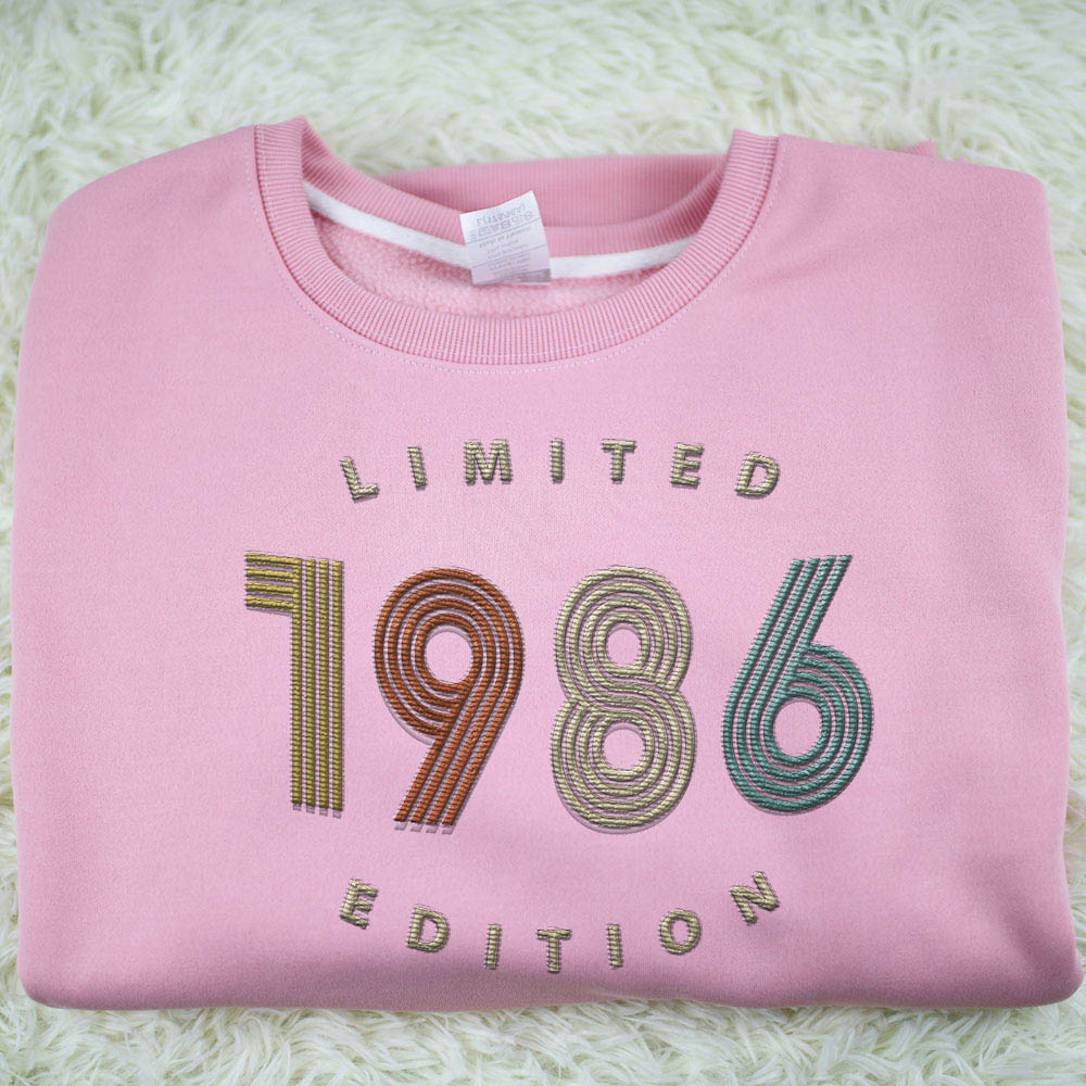Limited Edition 1986 Embroidered Sweatshirt