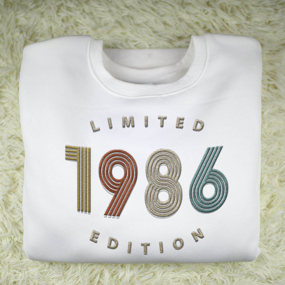 Limited Edition 1986 Embroidered Sweatshirt