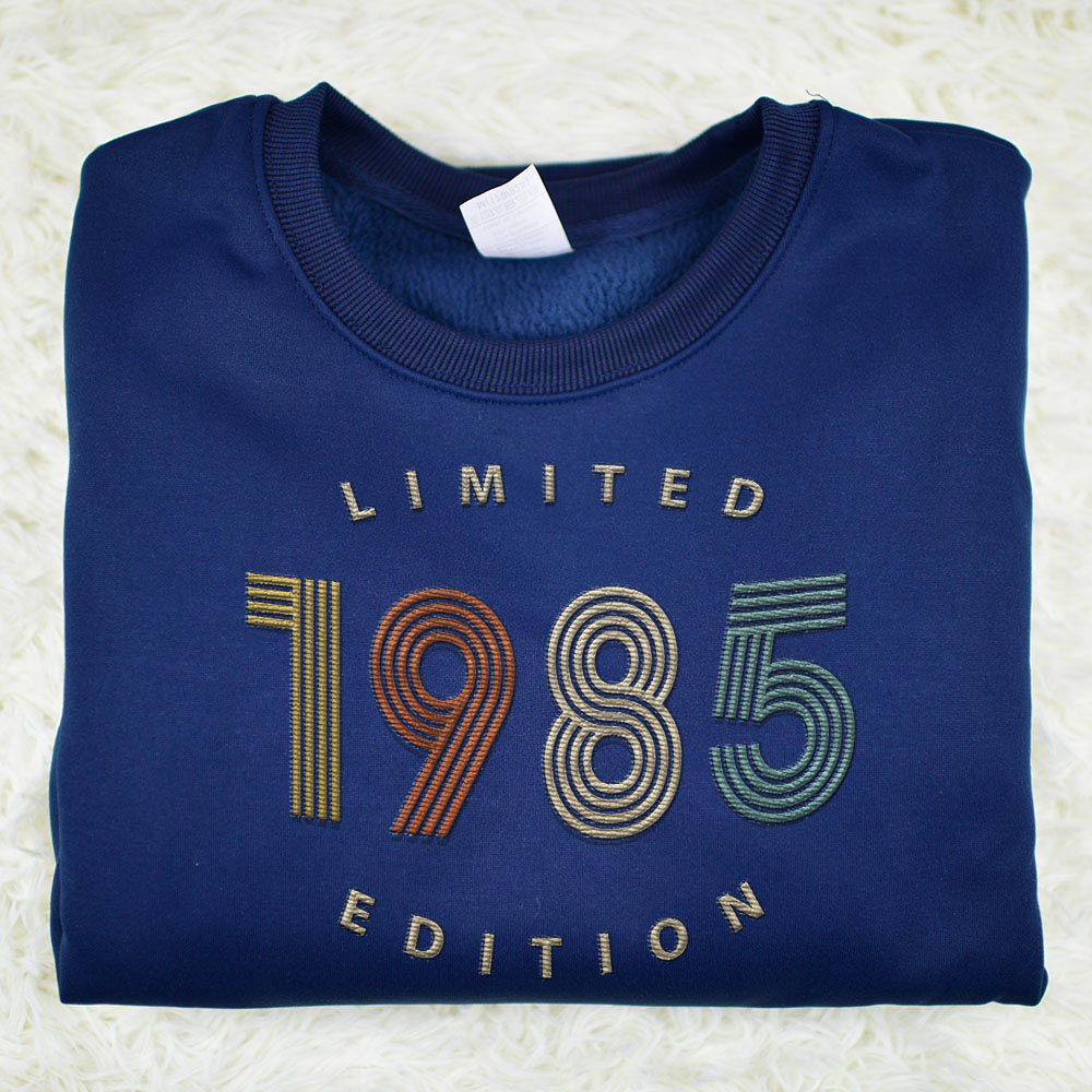 Limited Edition 1985 Embroidered Sweatshirt