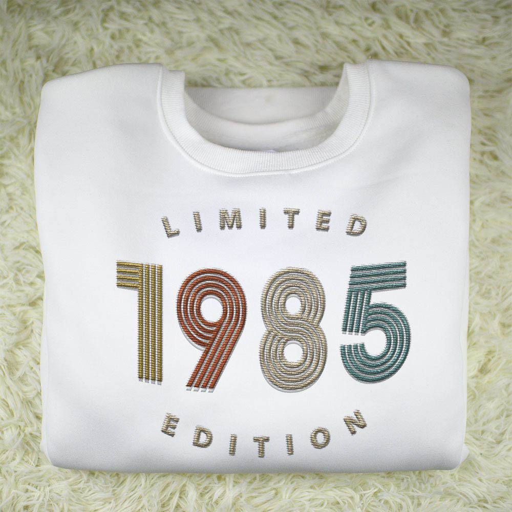 Limited Edition 1985 Embroidered Sweatshirt