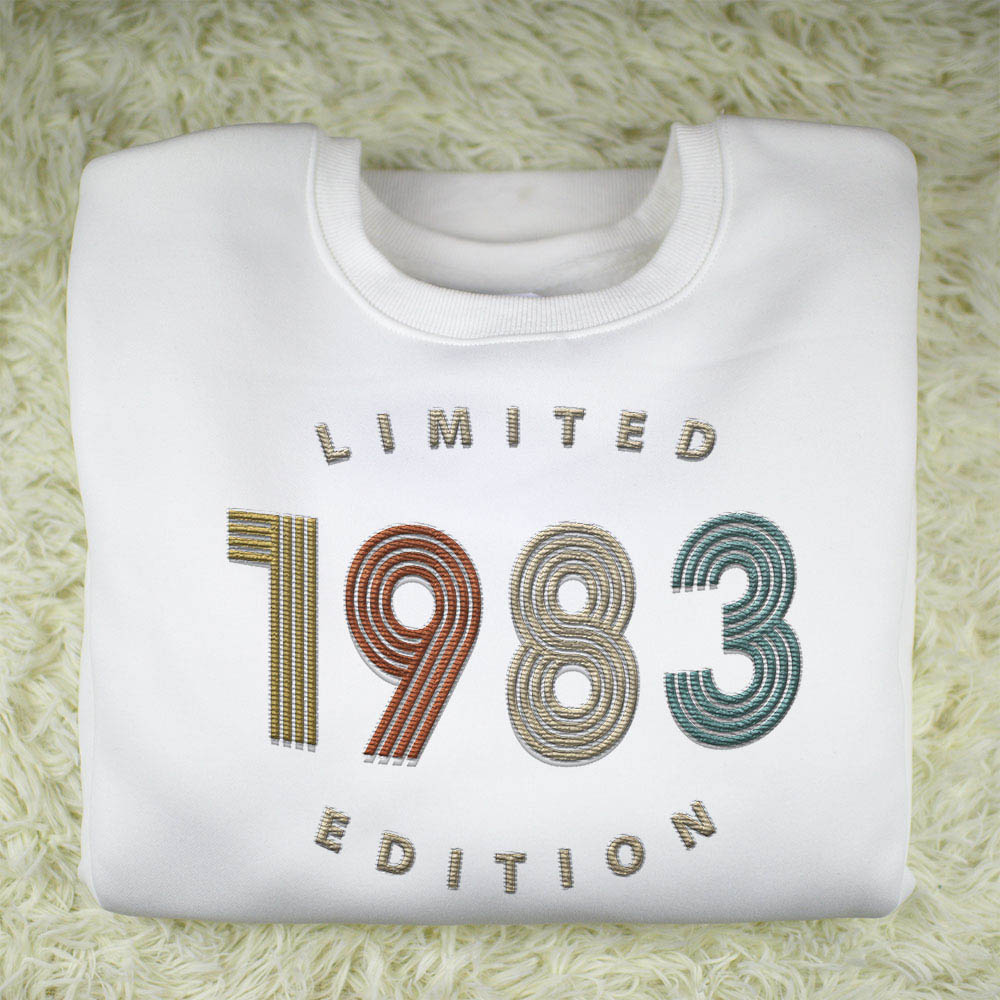 Limited Edition 1983 Embroidered Sweatshirt