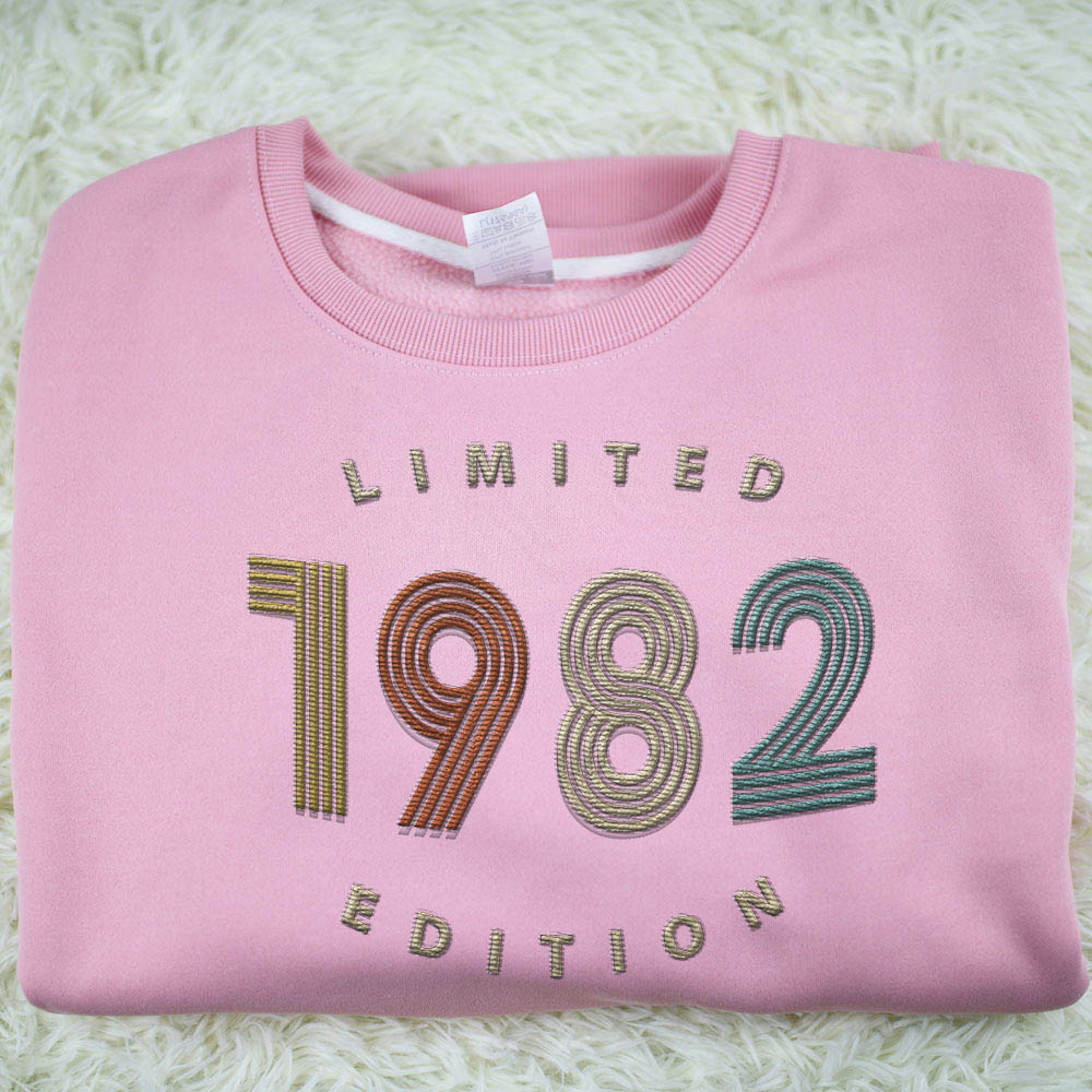 Limited Edition 1982 Embroidered Sweatshirt
