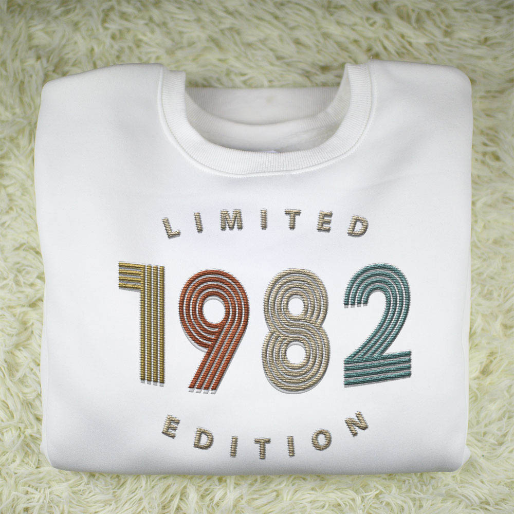 Limited Edition 1982 Embroidered Sweatshirt