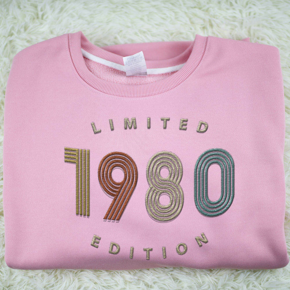 Limited Edition 1980 Embroidered Sweatshirt