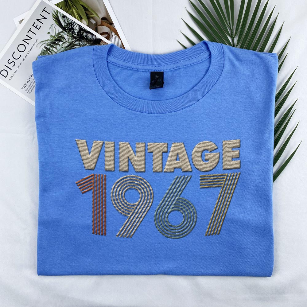 Vintaged 1967 Embroidered T-Shirt
