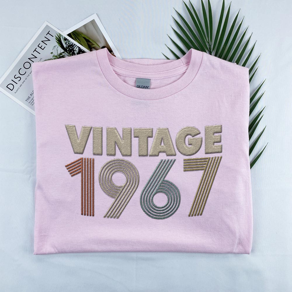Vintaged 1967 Embroidered T-Shirt