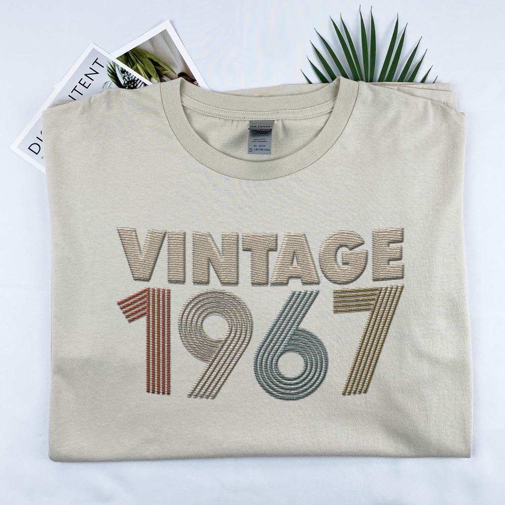 Vintaged 1967 Embroidered T-Shirt