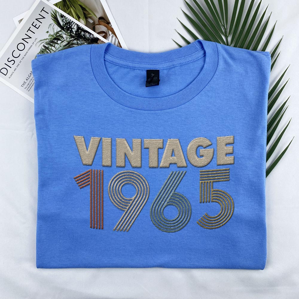 Vintaged 1965 Embroidered T-Shirt