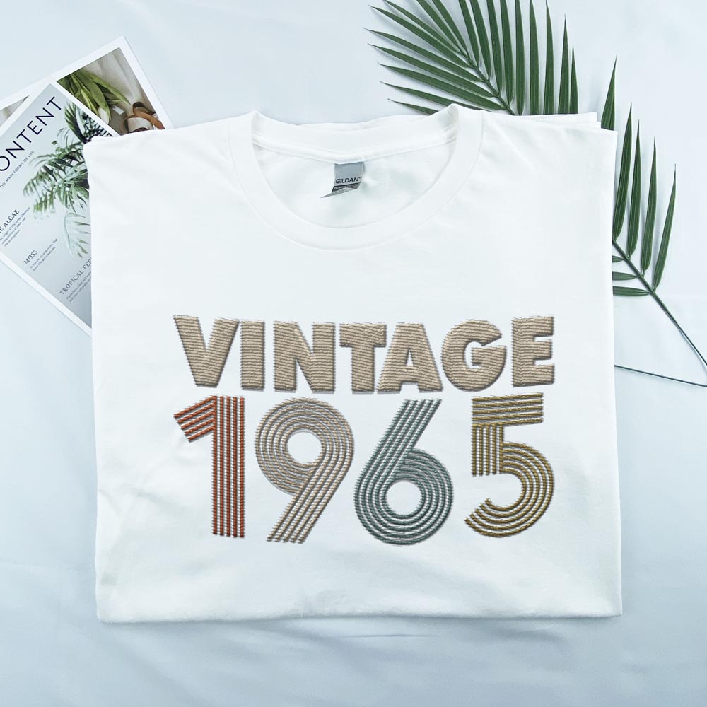Vintaged 1965 Embroidered T-Shirt