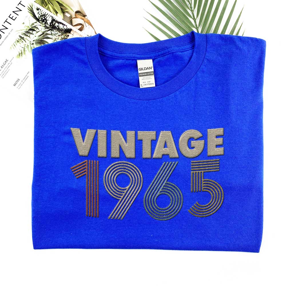 Vintaged 1965 Embroidered T-Shirt