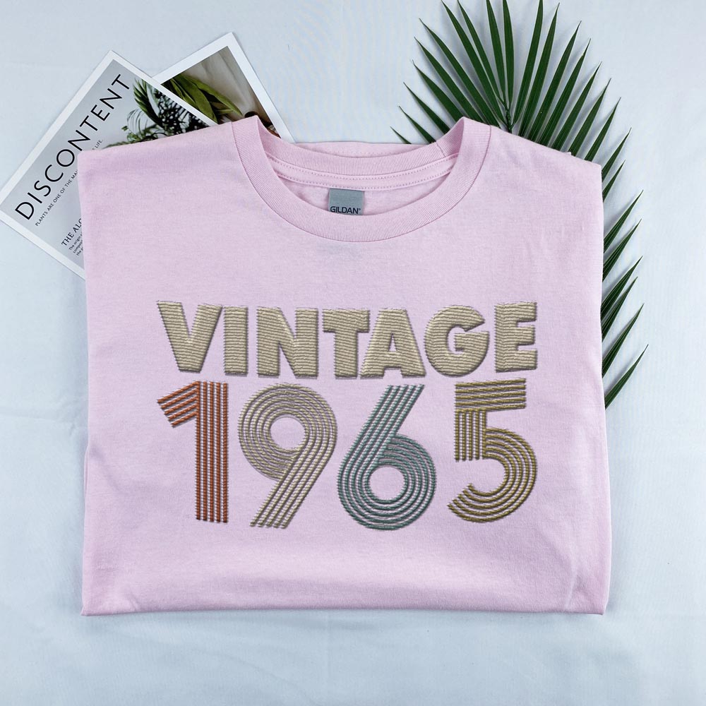 Vintaged 1965 Embroidered T-Shirt