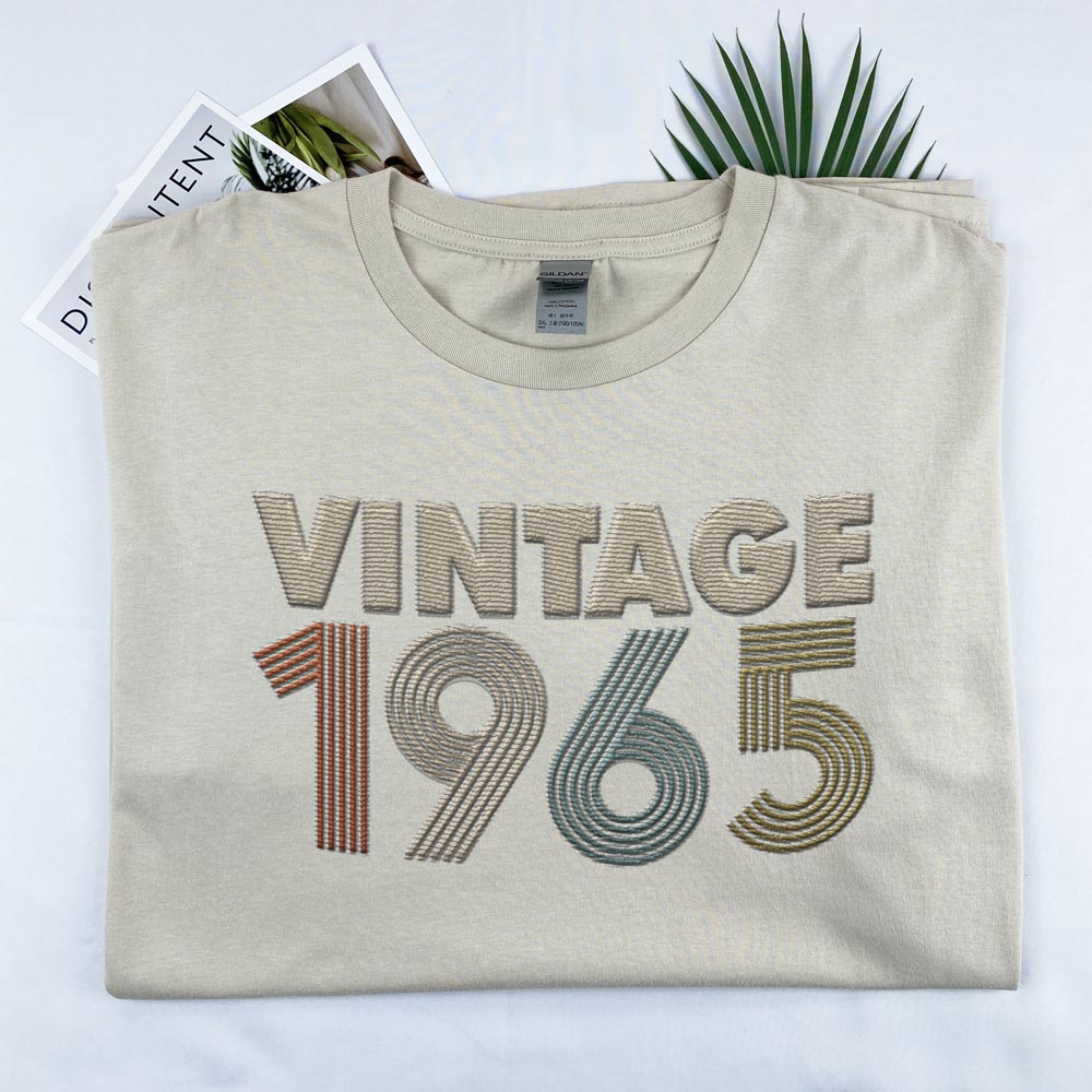Vintaged 1965 Embroidered T-Shirt