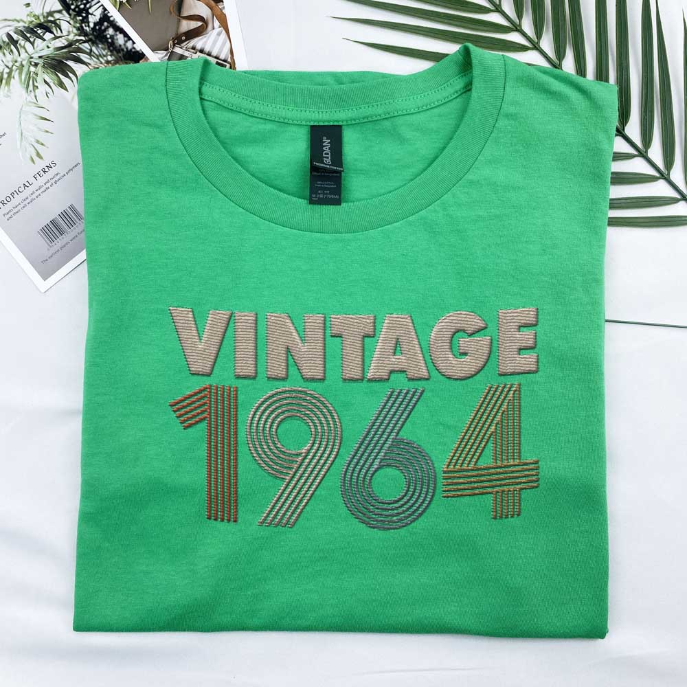 Vintaged 1964 Embroidered T-Shirt - alternate