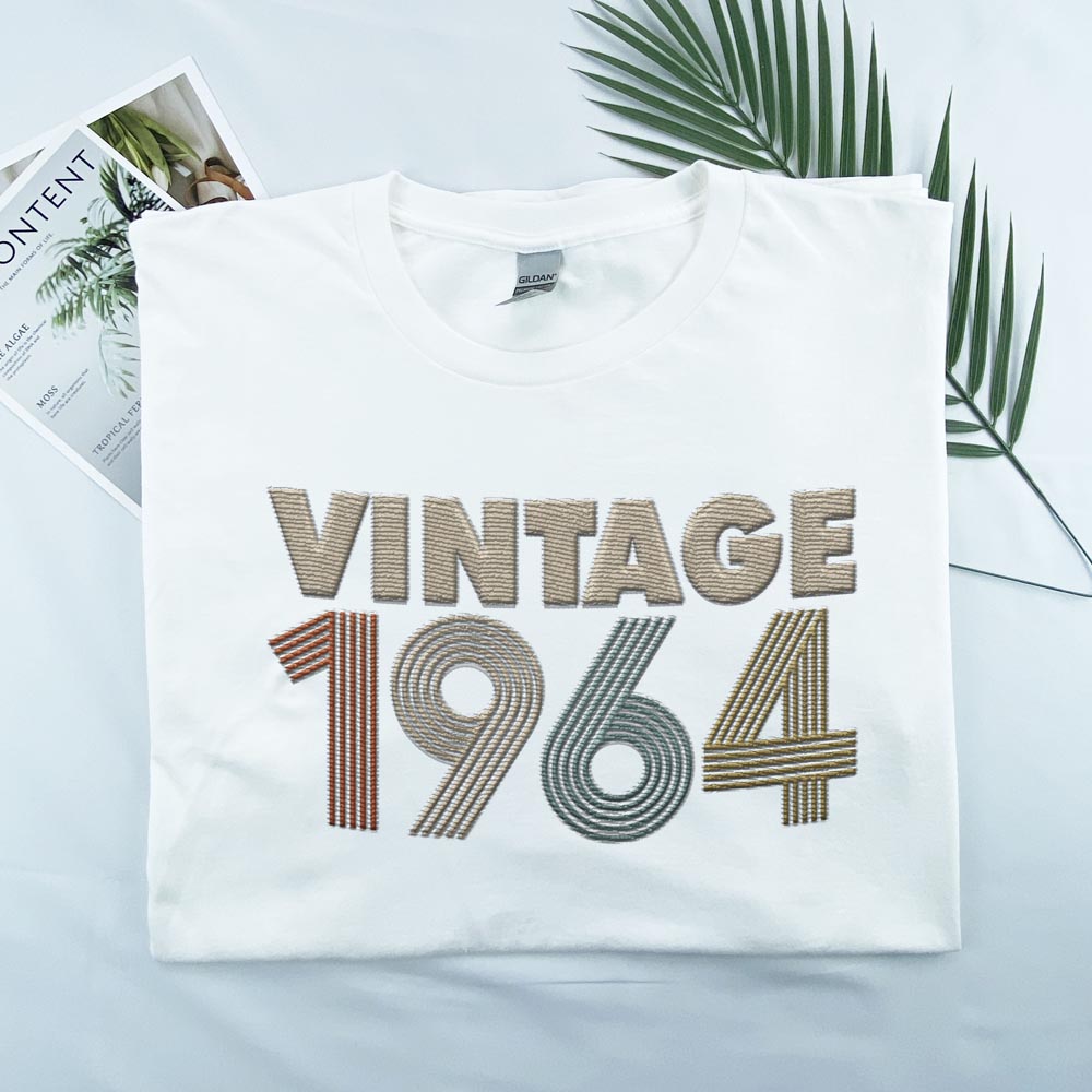 Vintaged 1964 Embroidered T-Shirt