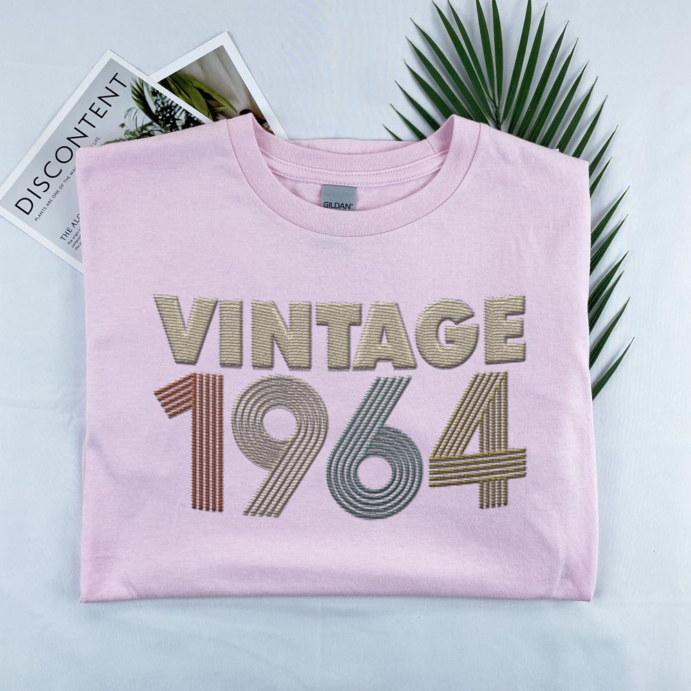 Vintaged 1964 Embroidered T-Shirt