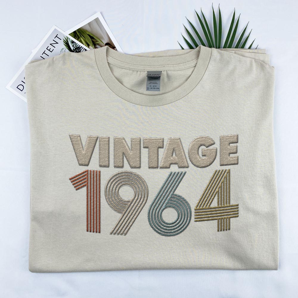 Vintaged 1964 Embroidered T-Shirt