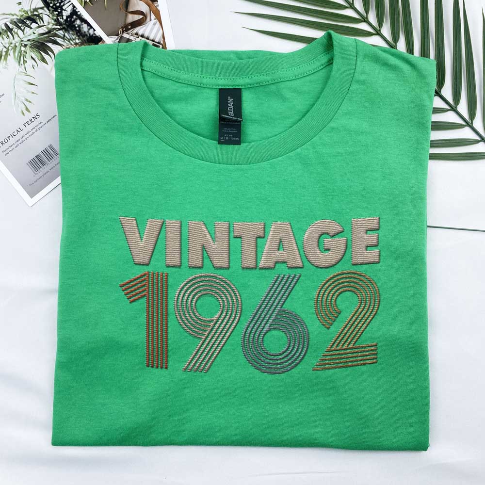 Vintaged 1962 Embroidered T-Shirt - alternate