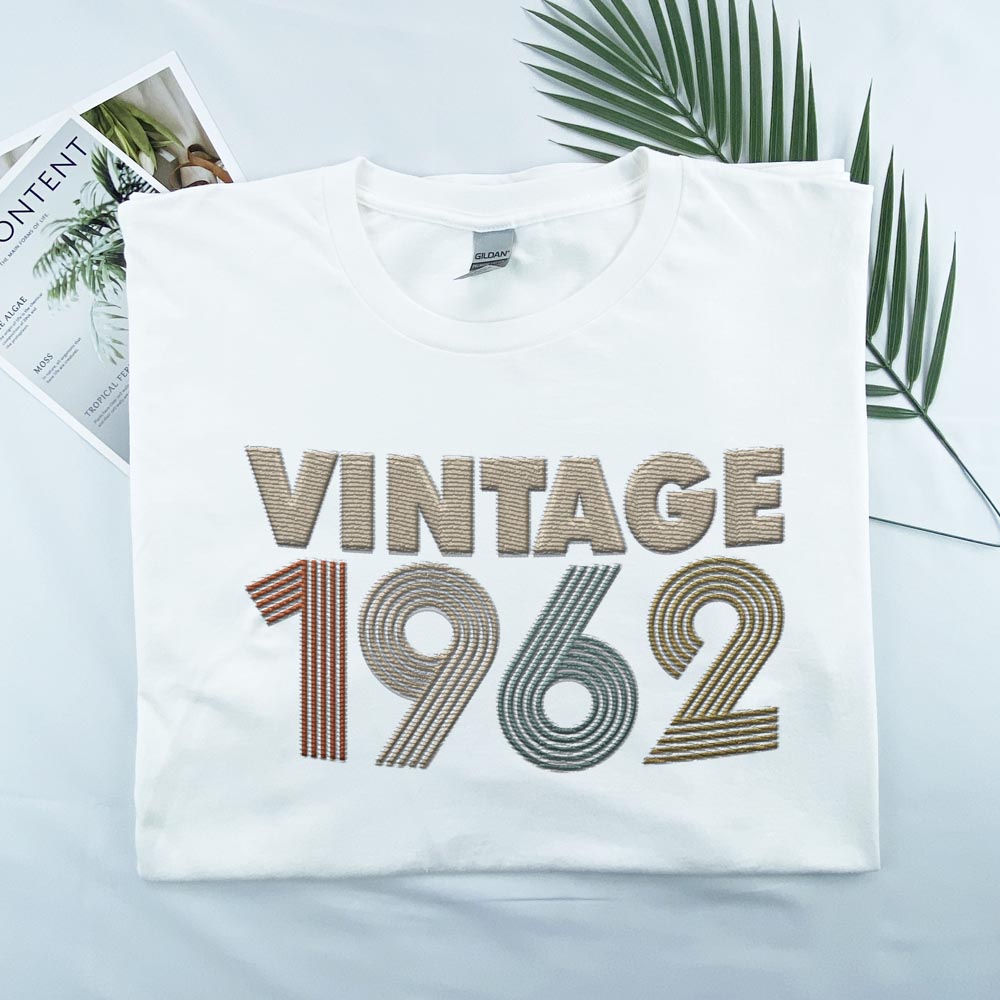 Vintaged 1962 Embroidered T-Shirt