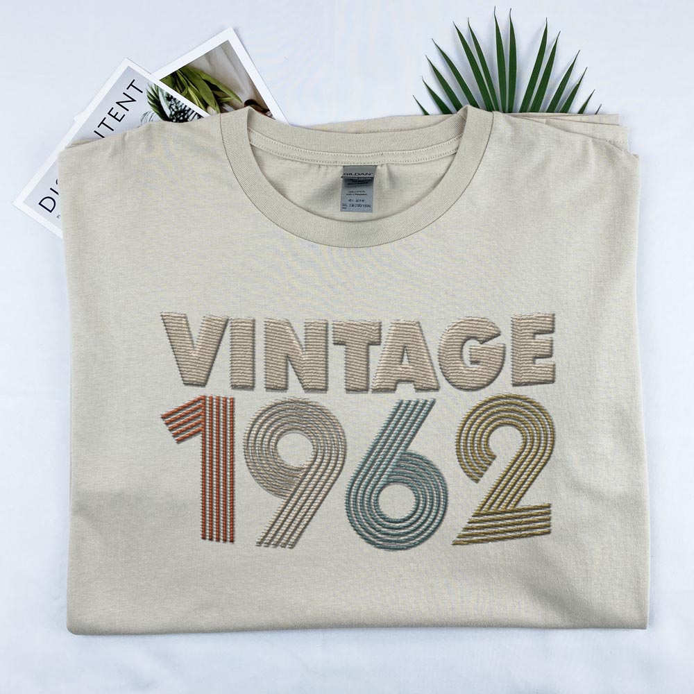 Vintaged 1962 Embroidered T-Shirt