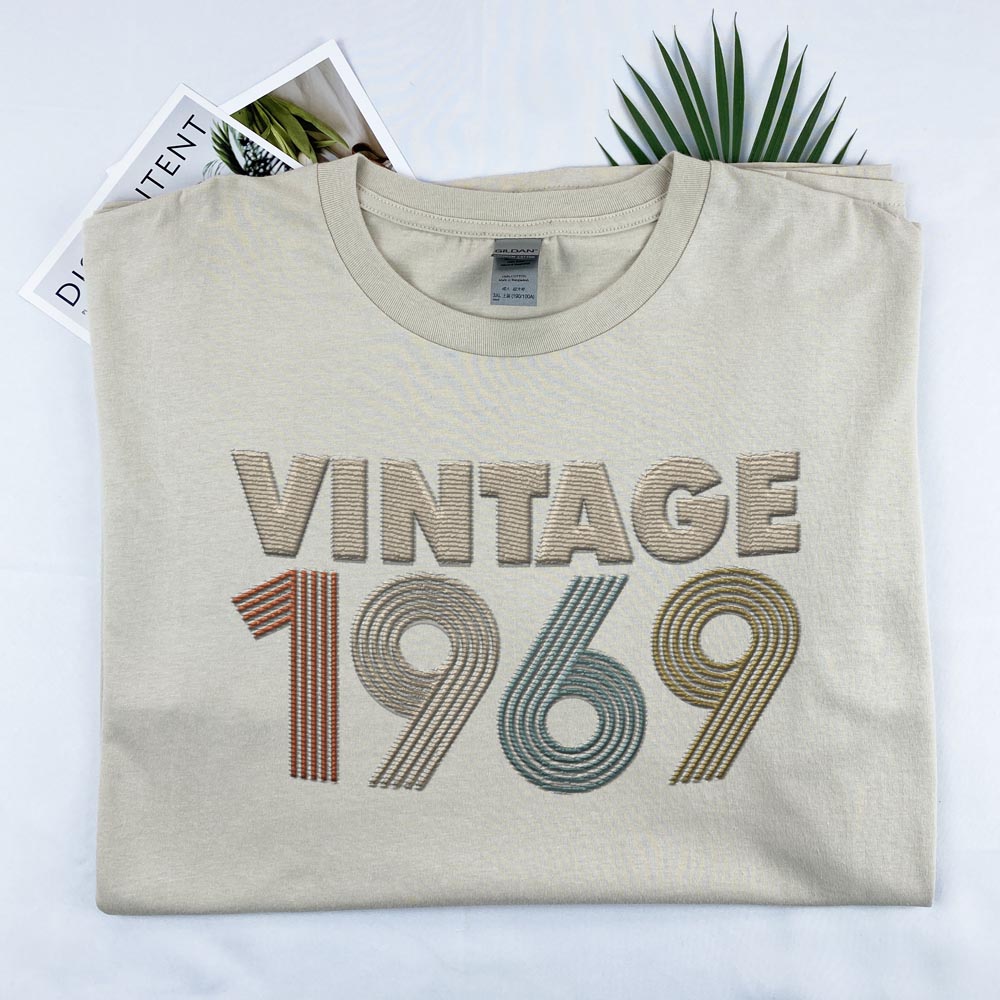 Vintaged 1969 Embroidered T-Shirt