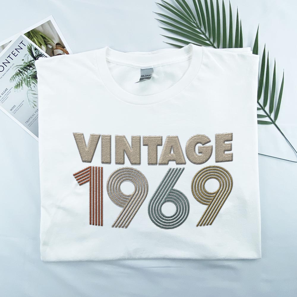 Vintaged 1969 Embroidered T-Shirt