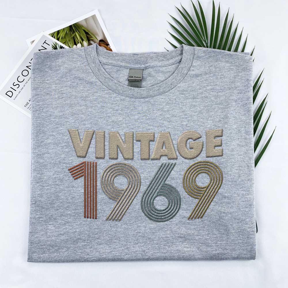 Vintaged 1969 Embroidered T-Shirt