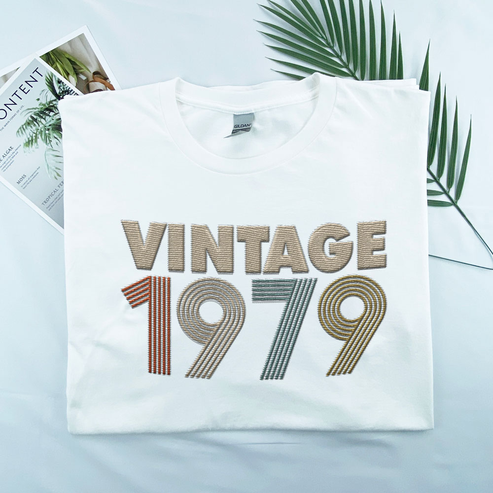 Vintaged 1979 Embroidered T-Shirt