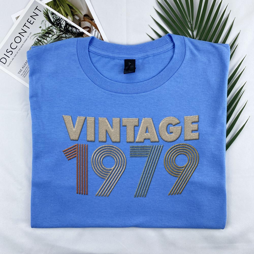 Vintaged 1979 Embroidered T-Shirt