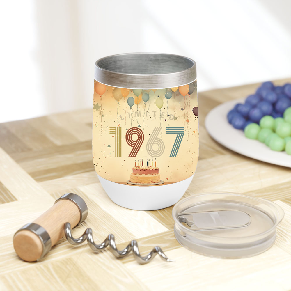 Limited 1967 Birthday Wine Tumbler