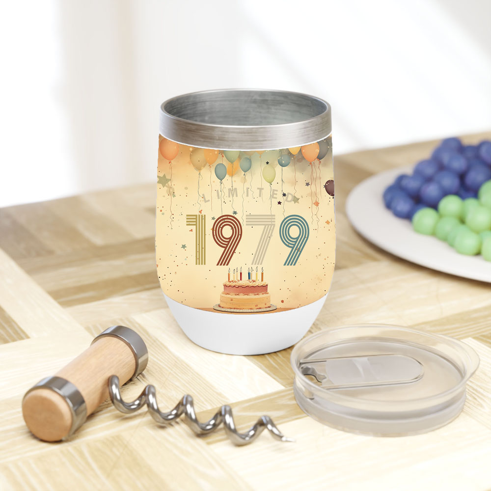Limited 1979 Birthday Wine Tumbler
