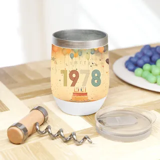 Limited 1978 Birthday Wine Tumbler