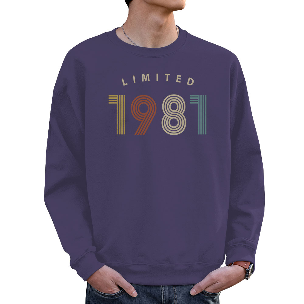 Limited 1981 Birthday Sweatshirt For Men Women