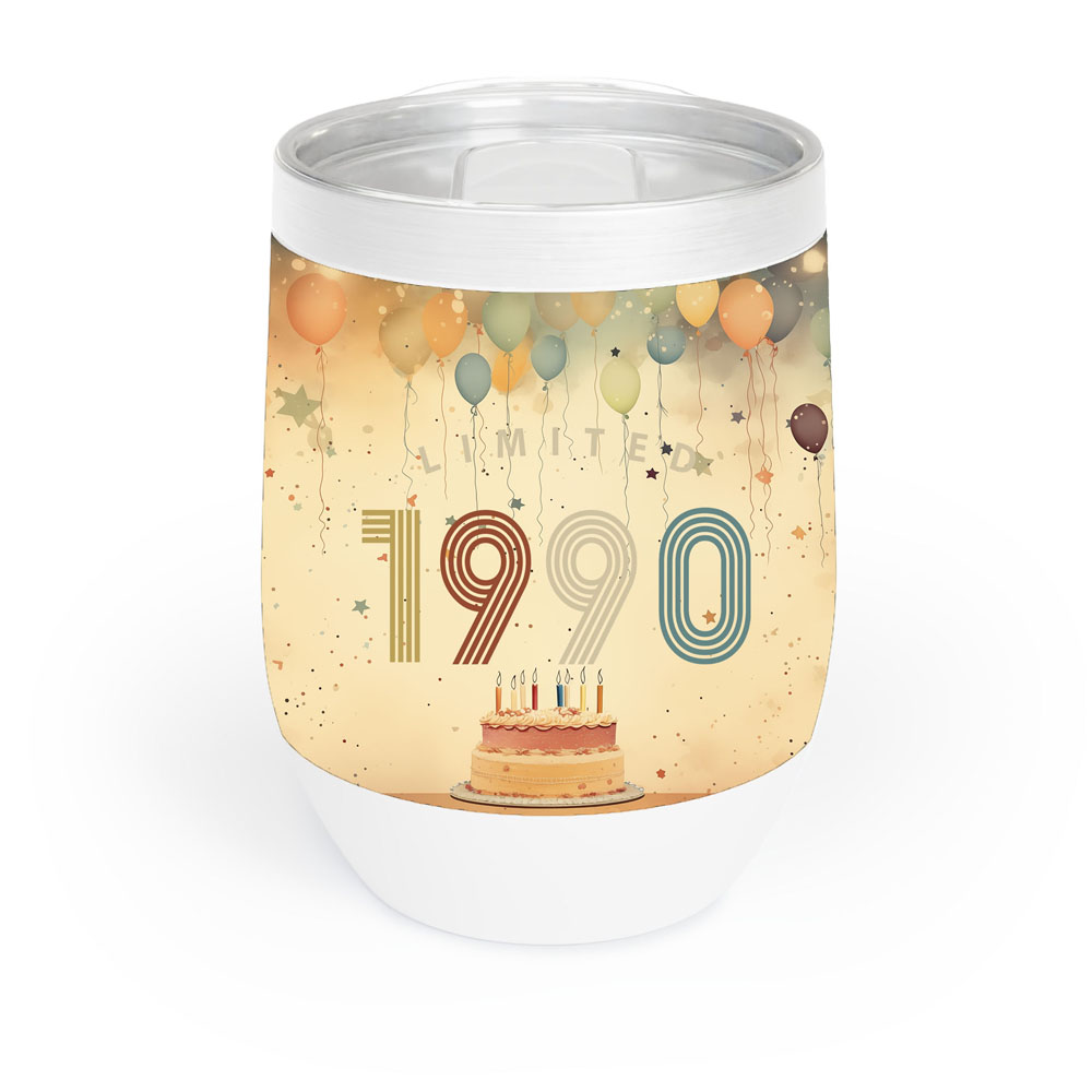 Limited 1990 Birthday Wine Tumbler Limited 1990 Birthday Wine Tumbler