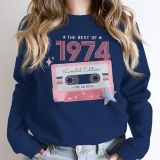 The Best Of 1974 Birthday Sweatshirt – alternate