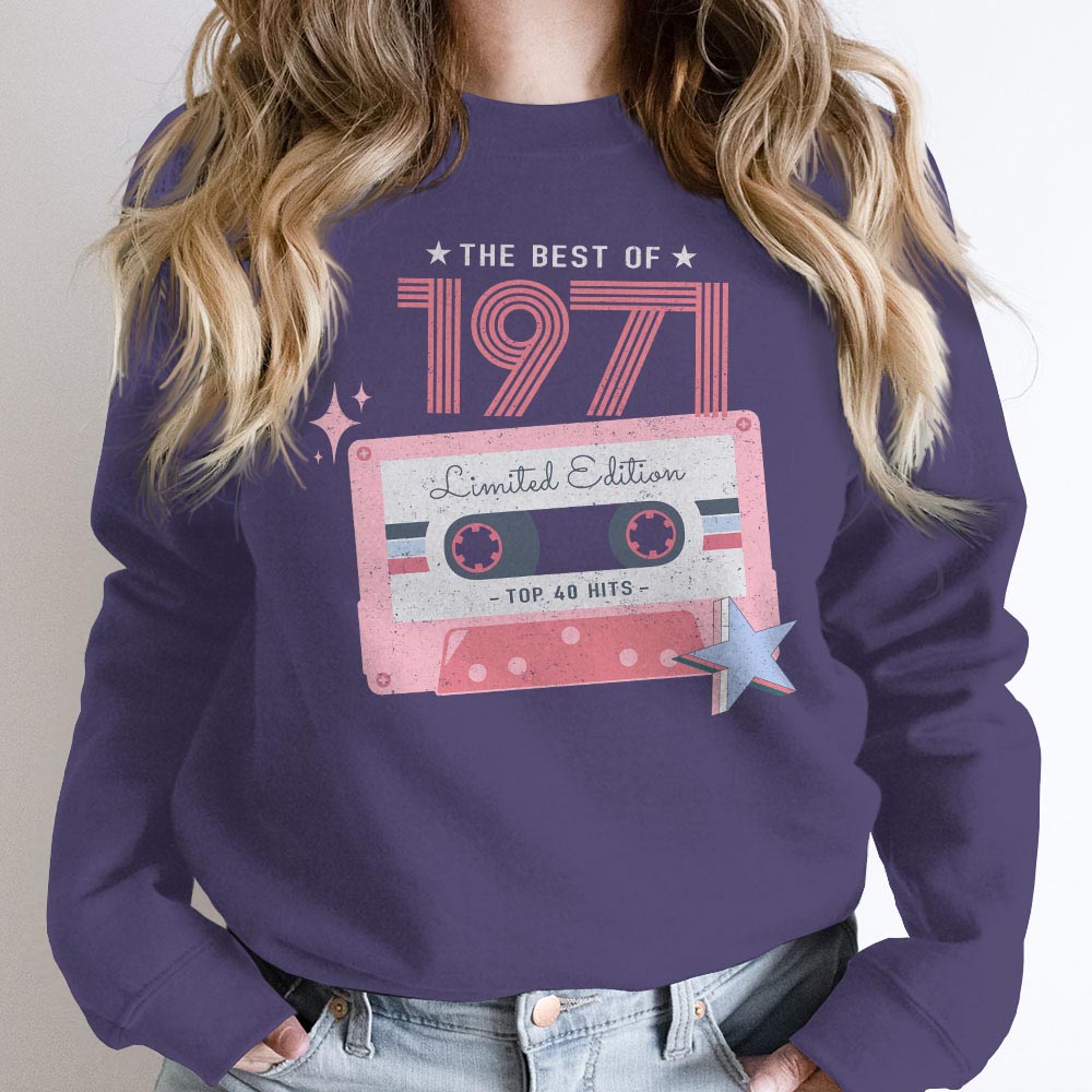 The Best Of 1971 Birthday Sweatshirt The Best Of 1971 Birthday Sweatshirt
