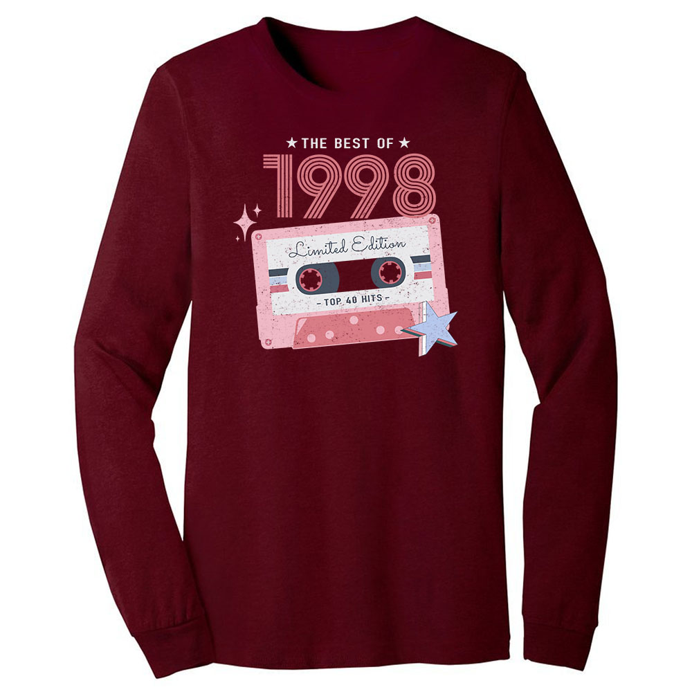 The Best Of 1998 Birthday Long Sleeve T-Shirt The Best Of 1998 Birthday Long Sleeve T-Shirt