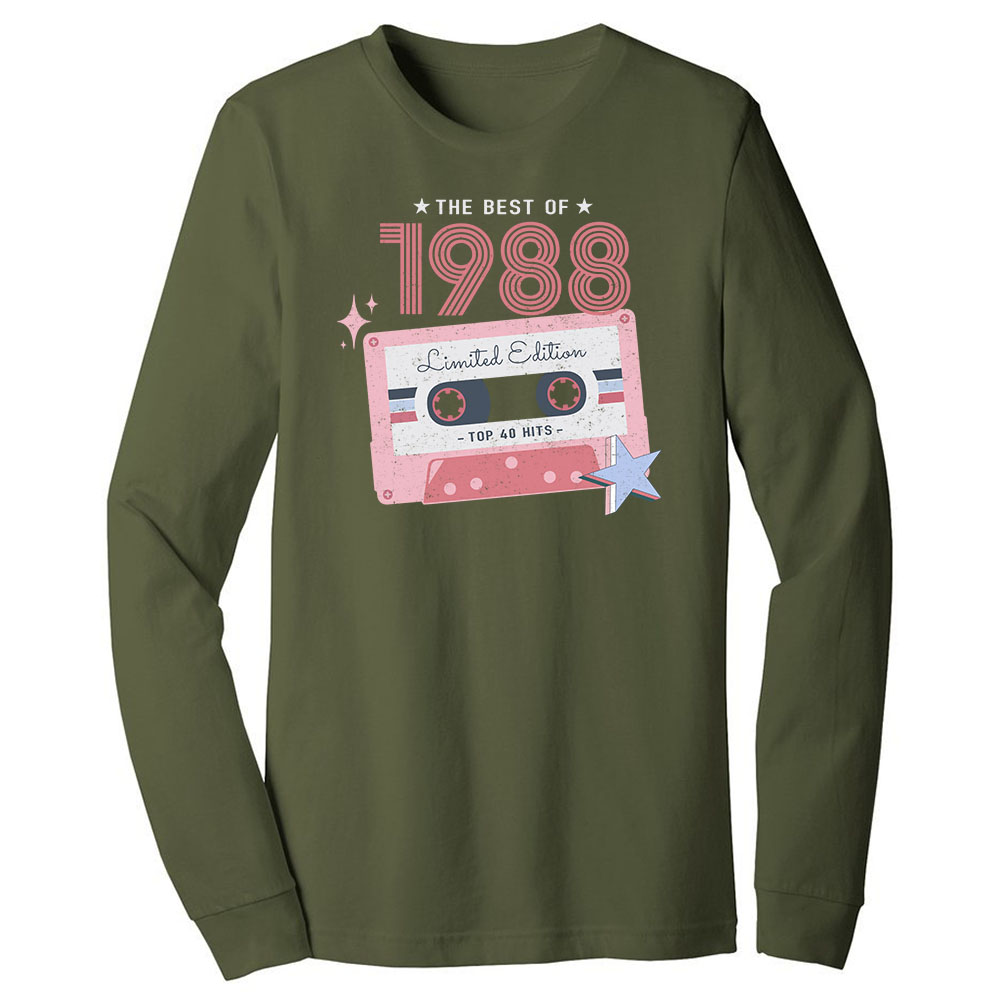 The Best Of 1988 Birthday Long Sleeve T-Shirt The Best Of 1988 Birthday Long Sleeve T-Shirt