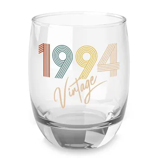 Vintage 1994 Birthday Whiskey Glass