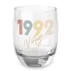 Vintage 1992 Birthday Whiskey Glass