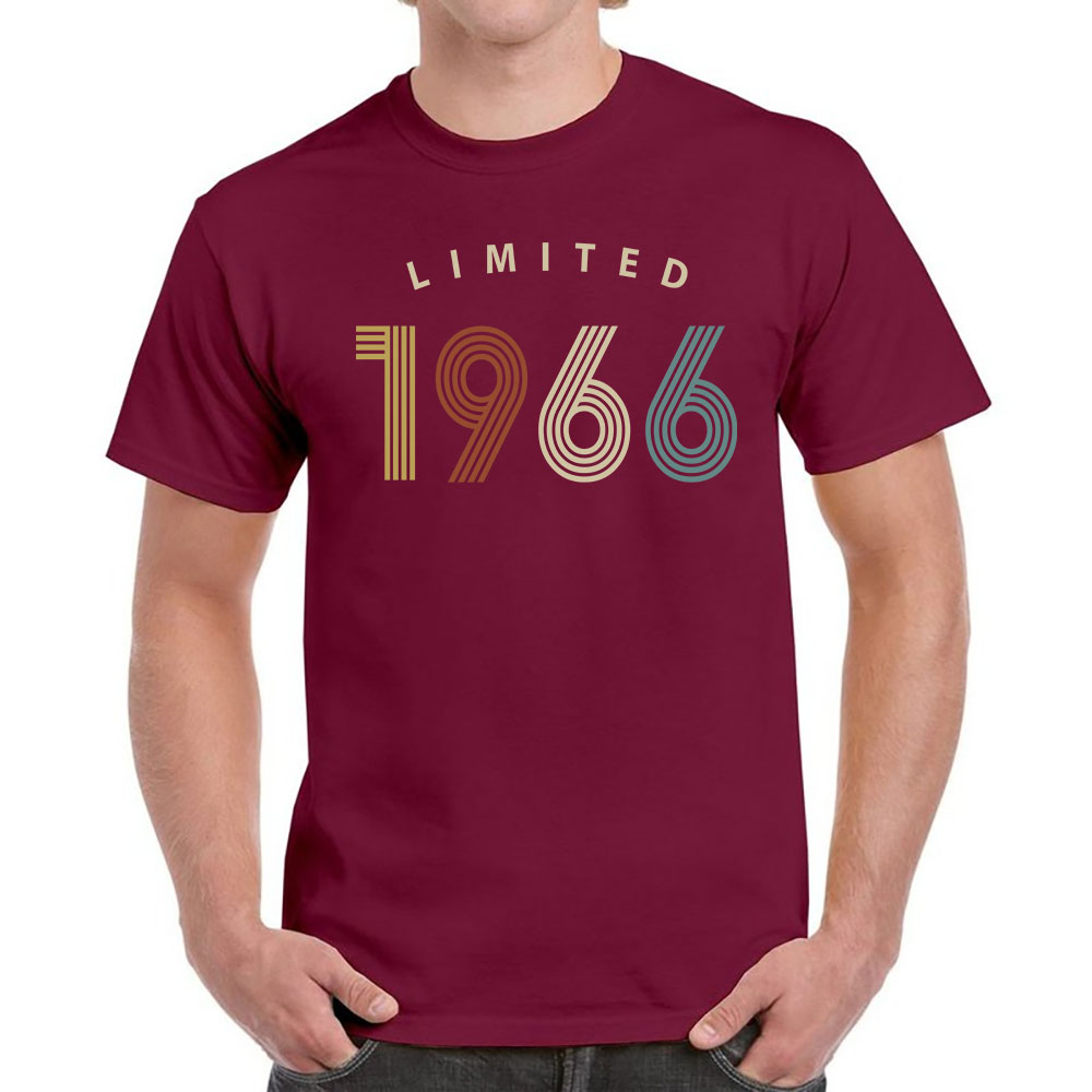 Limited Unique 1966 Birthday T-Shirt For Men Women Limited Unique 1966 Birthday T-Shirt For Men Women